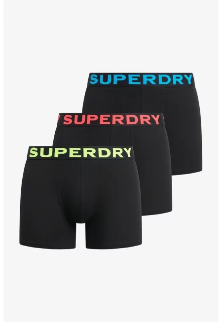 SUPERDRY - Боксерки с лого - 3 чифта