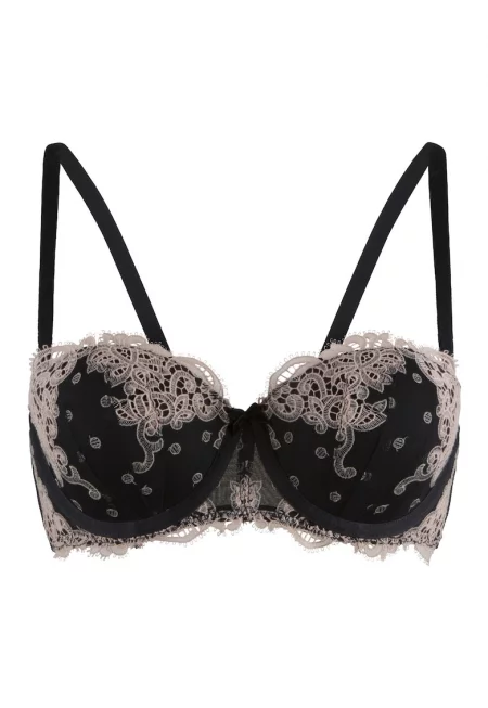 Сутиен с дантела - Черен