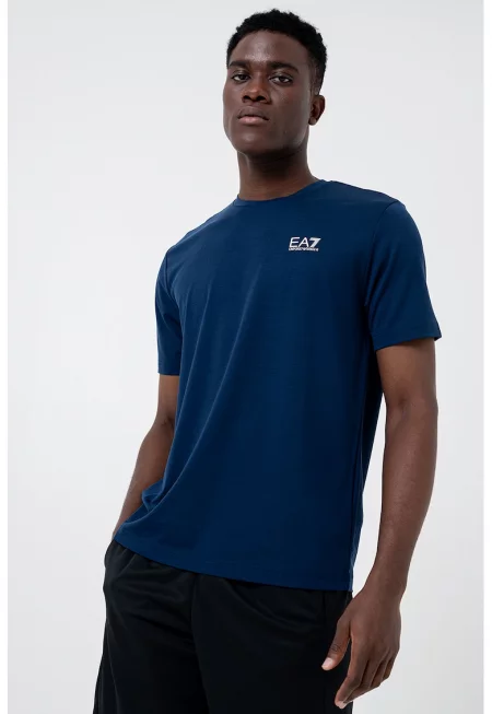 Тениска с лого - Кралско Синьо