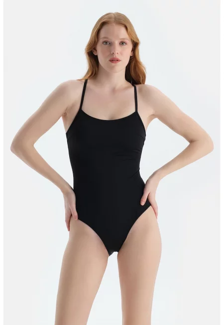 Цял бански - Черен