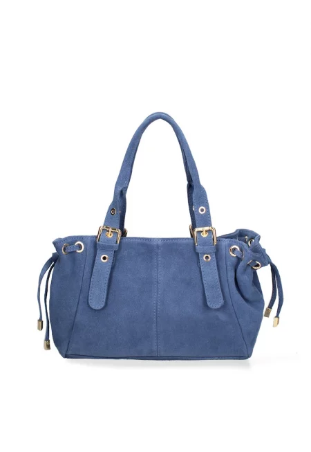 Велурена чанта за рамо Lumena Lux