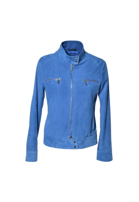 Велурено яке с цип