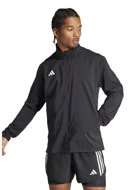 Водоустойчиво яке за бягане Adizero Essentials - Черен