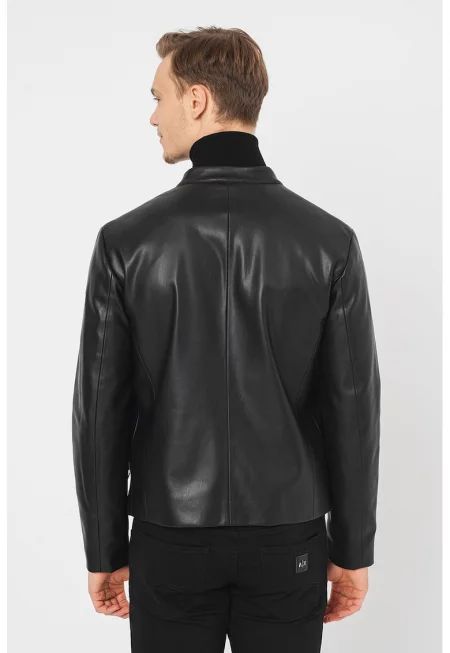 Яке от еко кожа с цип