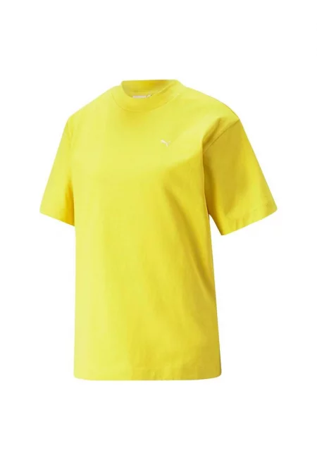 YONA SUNP Mock Neck Tee - 537977-41 - жени - жълто - Жълт