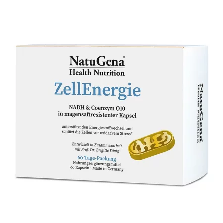 ZellEnergie - Клетъчна енергия с NADH и коензим Q10, 60 капсули за 2 месеца прием