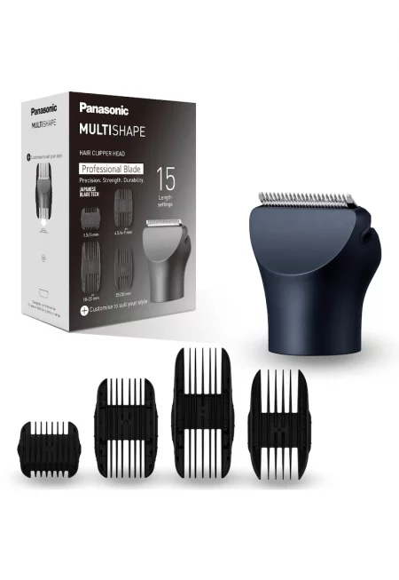 Аксесоар  MultiShape  - За професионален тример - 4 гребена с 15 настройки за дължината - Черен