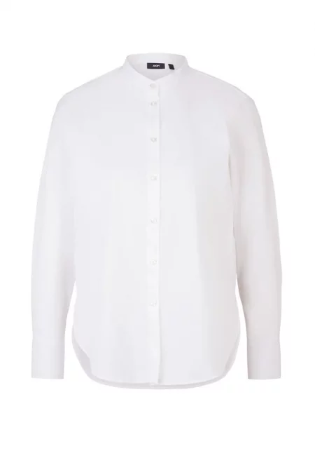 Асиметрична риза regular fit - Бял