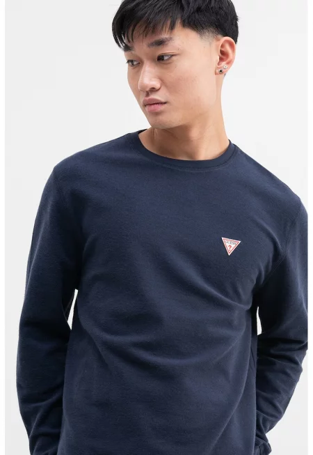 Блуза с овално деколте и лого