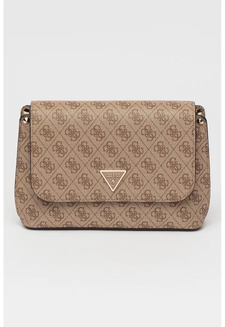 Чанта през рамо Meridian от еко кожа - Тъмнокафяв