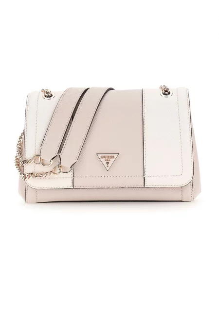 Чанта през рамо от еко кожа с презрамка тип верижка