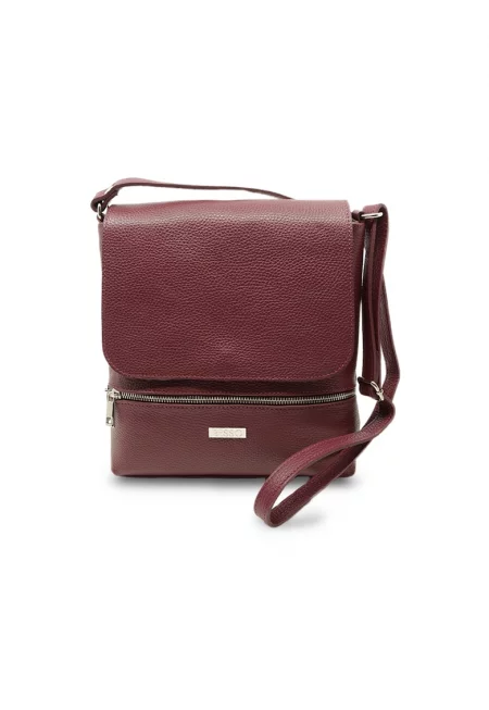 Чанта за през рамо от естествена кожа Linea Essenziale