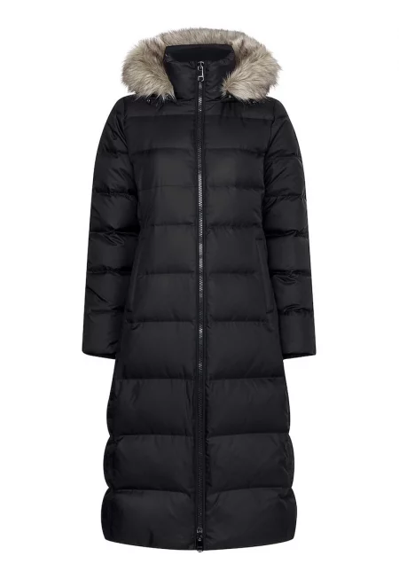 Дълго зимно яке с качулка