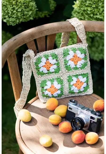 Дамска чанта  модел Oletta - бежова - един размер