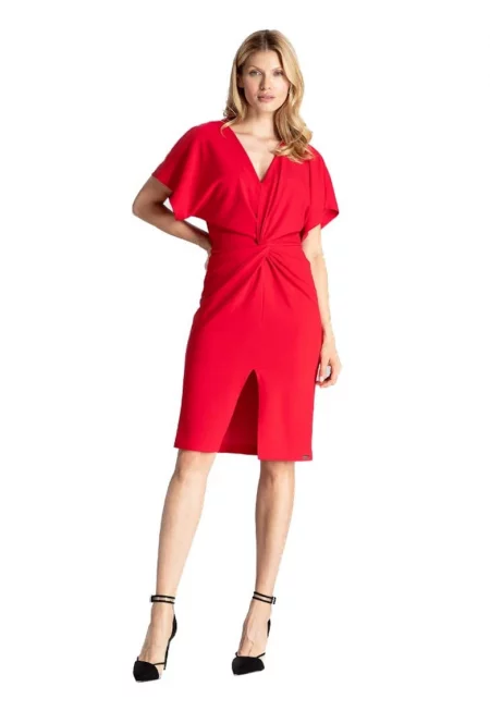 Дамска мини рокля Gaherddhin M687 червена