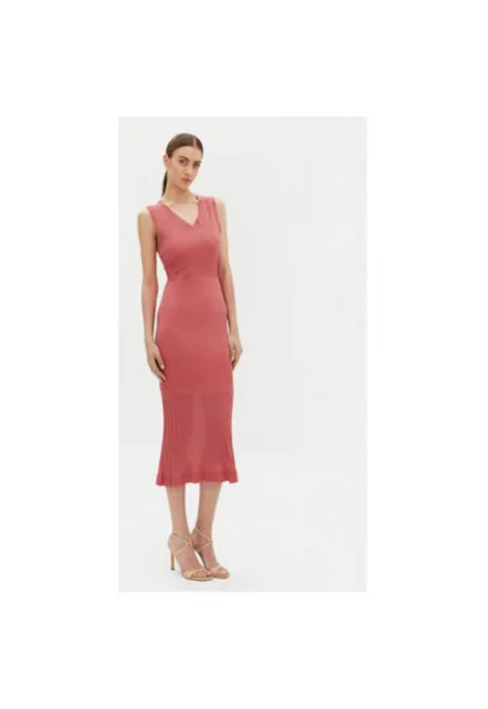 Дамска рокля -  305170828 - Тенсел/Ацетат - Многоцветен - Многоцветен