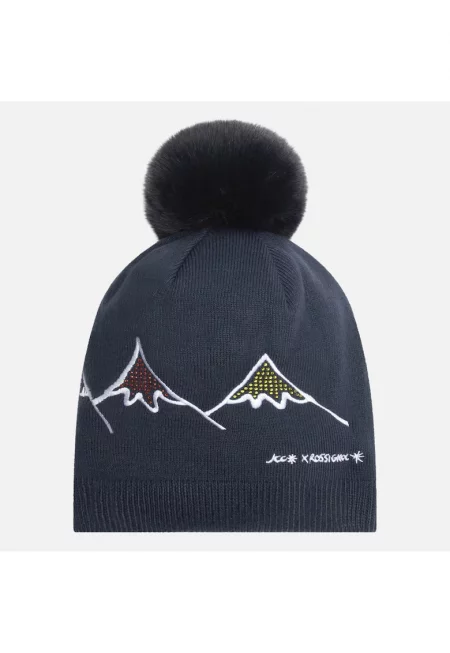 Дамска шапка  JCC Strassi - тъмно син цвят - универсален размер