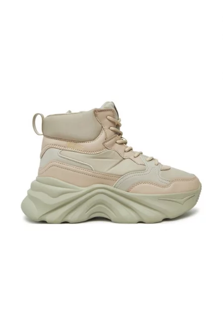 Дамски боти -  22853 - Еко кожа - Бежови