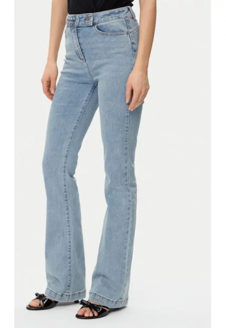 Дамски дънки -  305253323 - Памук/Полиестер - Син