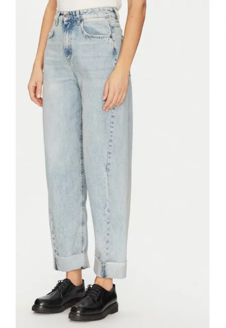 Дамски дънки -  305405609 - Памук/Полиестер - Син - Син