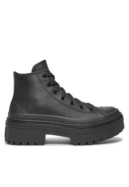 Дамски кецове  Chuck Taylor All Star - естествена кожа - черен - Черен