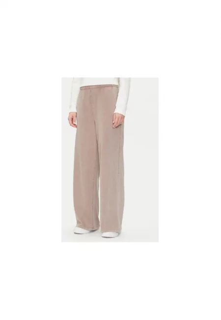 Дамски спортен панталон  732776-10 - памук/рециклиран полиестер - бежов