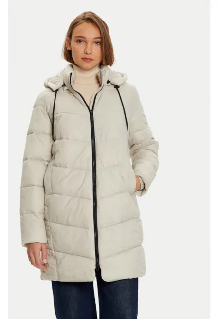 Дамско яке -  304751813 - Найлон - Бежово - Бежов