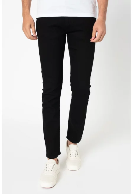 Дънки Luke по тялото - Черен