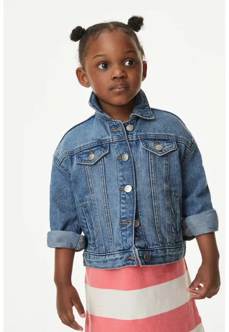 Дънково яке с джобове