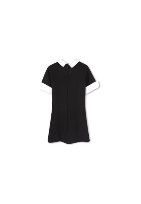 Детска рокля за момичета Karl Lagerfeld - Z30462 09 - Вискоза/Полиамид - 14 - Черна