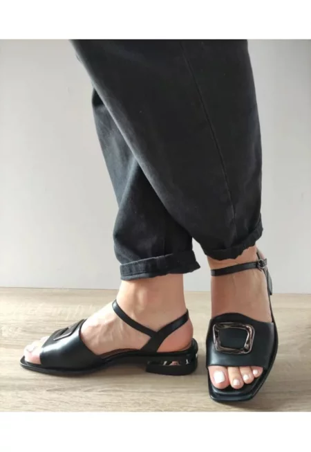 Ежедневни дамски сандали  60001B 01-N Черни - Черно