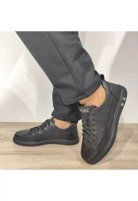Ежедневни мъжки обувки  220019A Black - черни