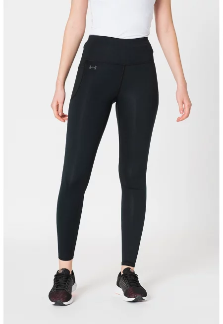 Фитнес клин Motion с висока талия - Черен