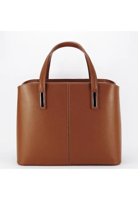 Голяма черна чанта от естествена кожа 8922