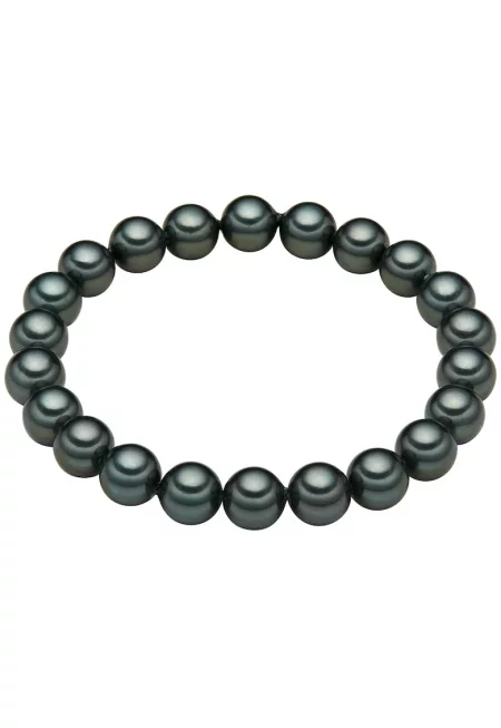 Гривна с еко перли - Зелен