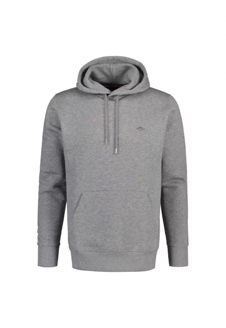 Худи Shield с джоб кенгуру - Сив