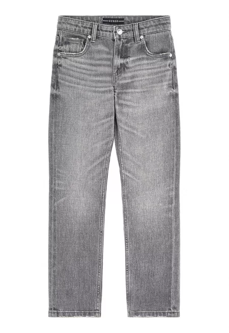JEANS - Дънки слим със захабен ефект