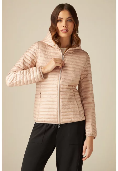 Капитонирано зимно яке с качулка