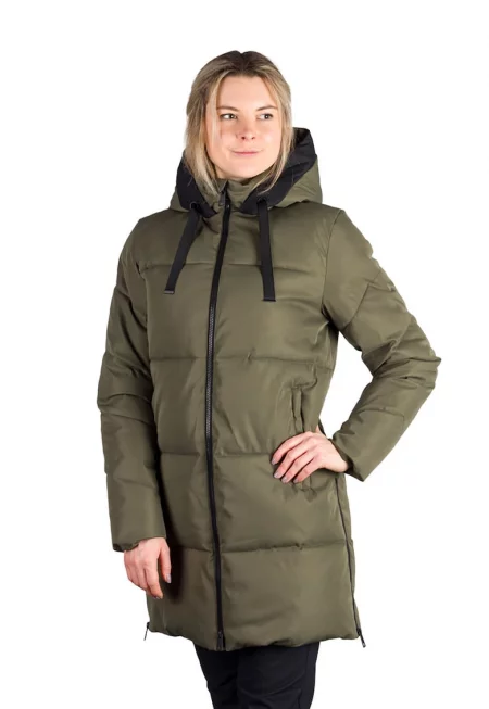 Късо яке Arya с качулка