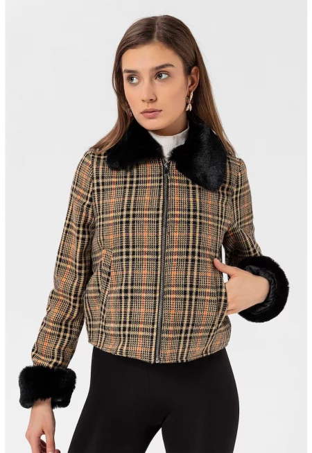 Късо яке с цип