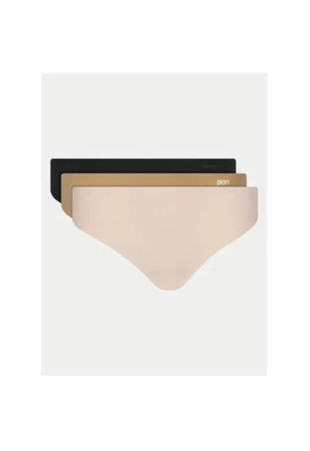 Комплект от 3 дамски бикини -  305142368 - Найлон/Еластан - Многоцветен