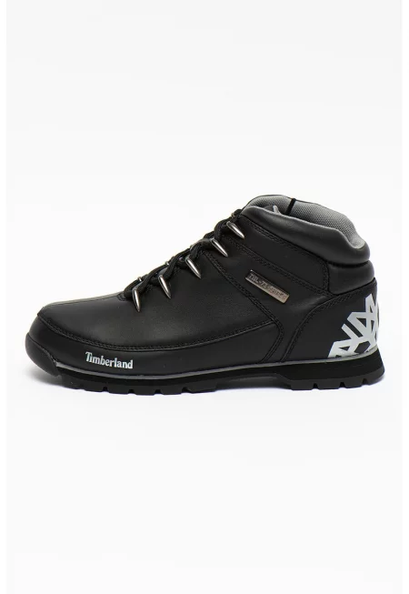 Кожени боти Euro Sprint Hiker - Черен/Сребрист