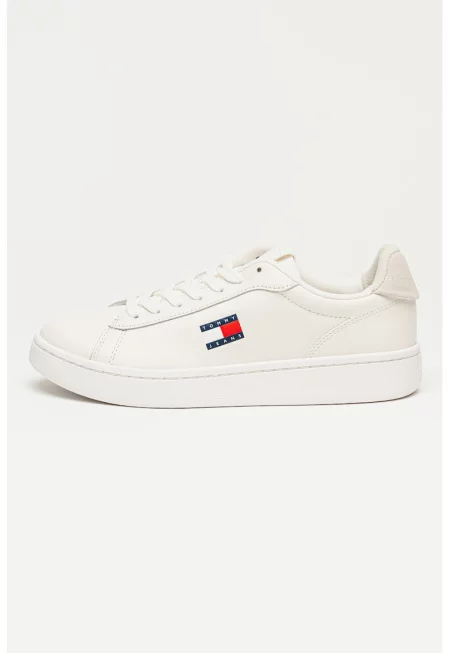 Кожени маратонки Archive Court - Бял