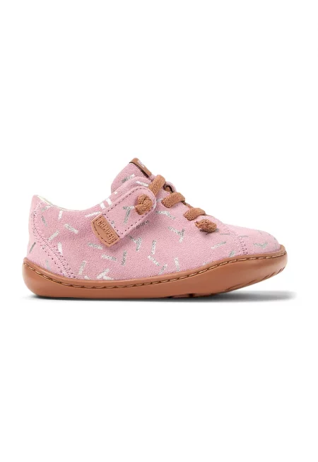 Кожени обувки Peu Cami - Светлорозов