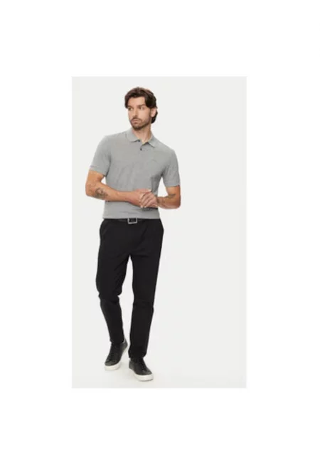 Мъжка тениска -  209621600 - Памук - Сив - Сив