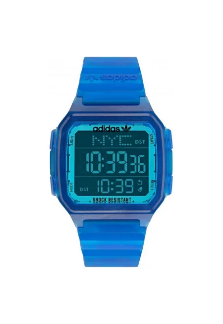 Мъжки часовник -  Пластмаса - 48 мм - Син