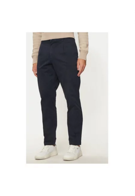 Мъжки панталон -  304238161 - Памук - Еластан - Син - Син