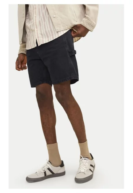 Мъжки панталон -  7043 - Памук - Черен