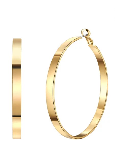 Обеци с 14K злато - Златист