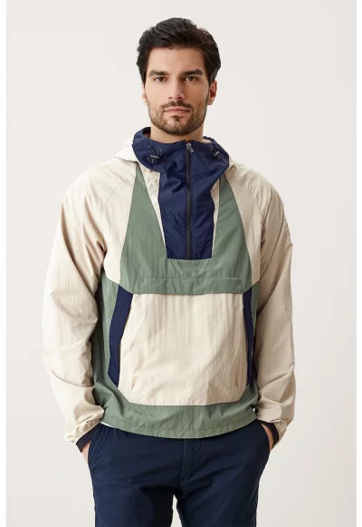 Олекотено яке с качулка